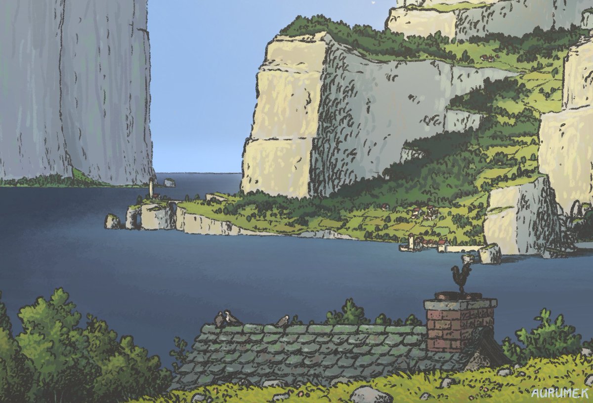 Aurumek_'s tweet image. Coastal life
(Close-up of my newest illustration, full artwork will follow 👀🌿)