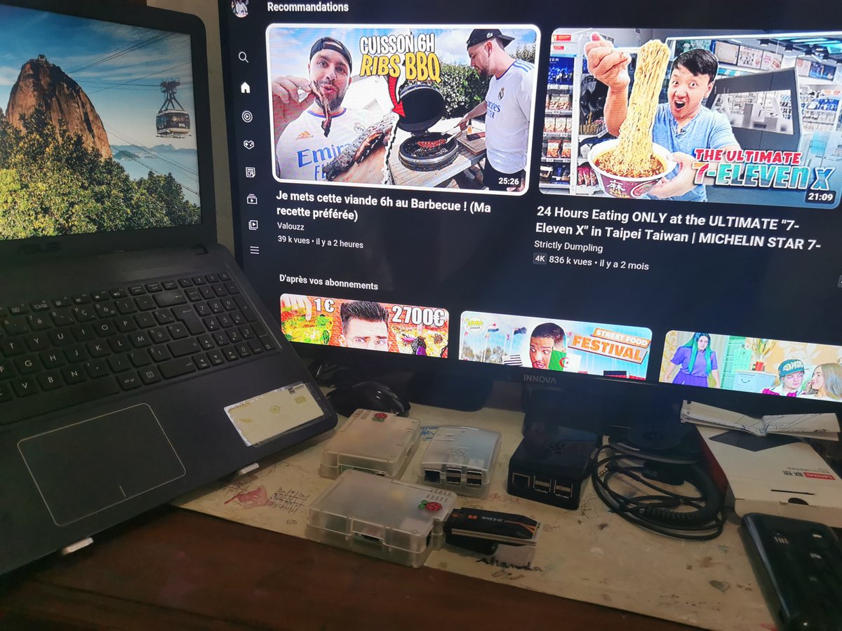 jeanfrancis's tweet image. Au labo, au menu mise à jour de mes @Raspberry_Pi et préparation d'un nouveau déploiement #SmartHome #MQTT #Lora #IoT #Linux