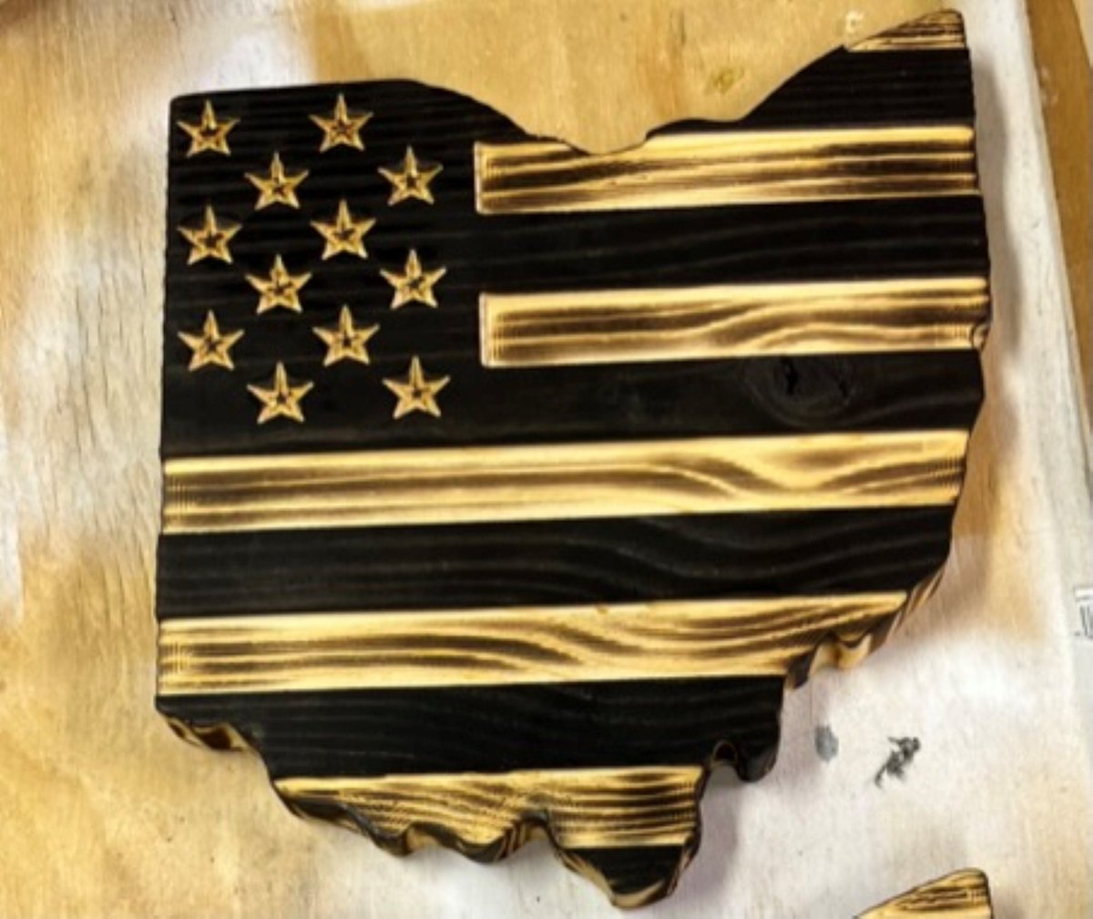 Excited to share the latest addition to my #etsy shop: Customized Rustic State Shaped American Flag Customizable to your state **FREE SHIPPING** etsy.me/46SxEhK #black #wood #woodflag #woodamericanflag #woodenflag #burntwoodart #rusticamericanflag #woodenameric