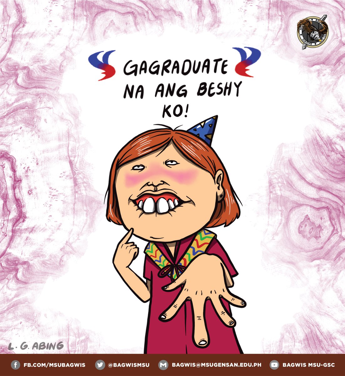 BagwisMSU's tweet photo. Pagpupugay sa lahat ng magsisipagtapos ngayong buwan ng Hulyo!

𝕭𝖆𝖙𝖈𝖍 𝕷𝖆𝖍𝖎𝖒𝖘𝖚𝖌, andam na ba mupaso karong Hulyo 20? https://t.co/9tWoKjKvwD
