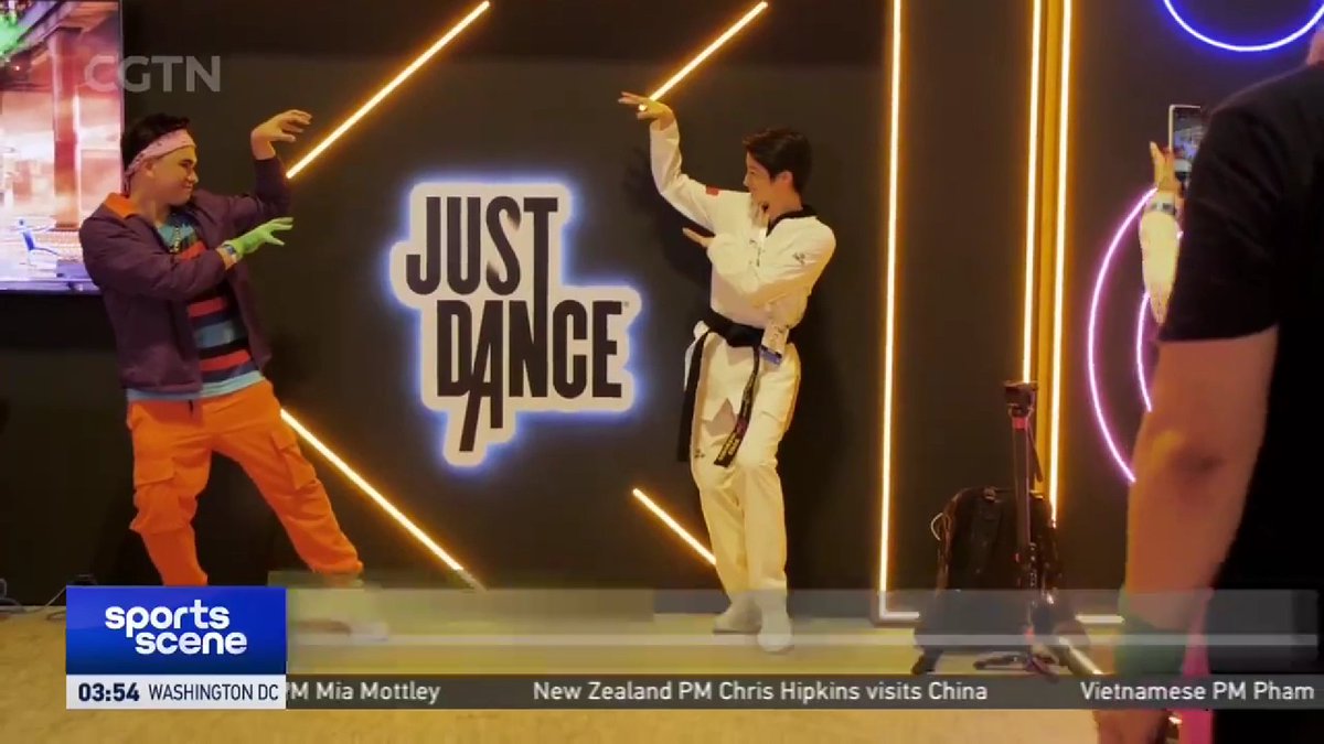 KOGChaosPH's tweet photo. I'M IN THE CGTN NEWS FOR THE JUST DANCE LAST #OlympicEsportsWeek IN SINGAPORE! Thank you so much @justdancegame @UbisoftSEA and @Olympics
Source: https://t.co/ENKrjwNEQs
#JustDance2023 #UbisoftSEA #UbisoftPartner https://t.co/jQBdGw90SB