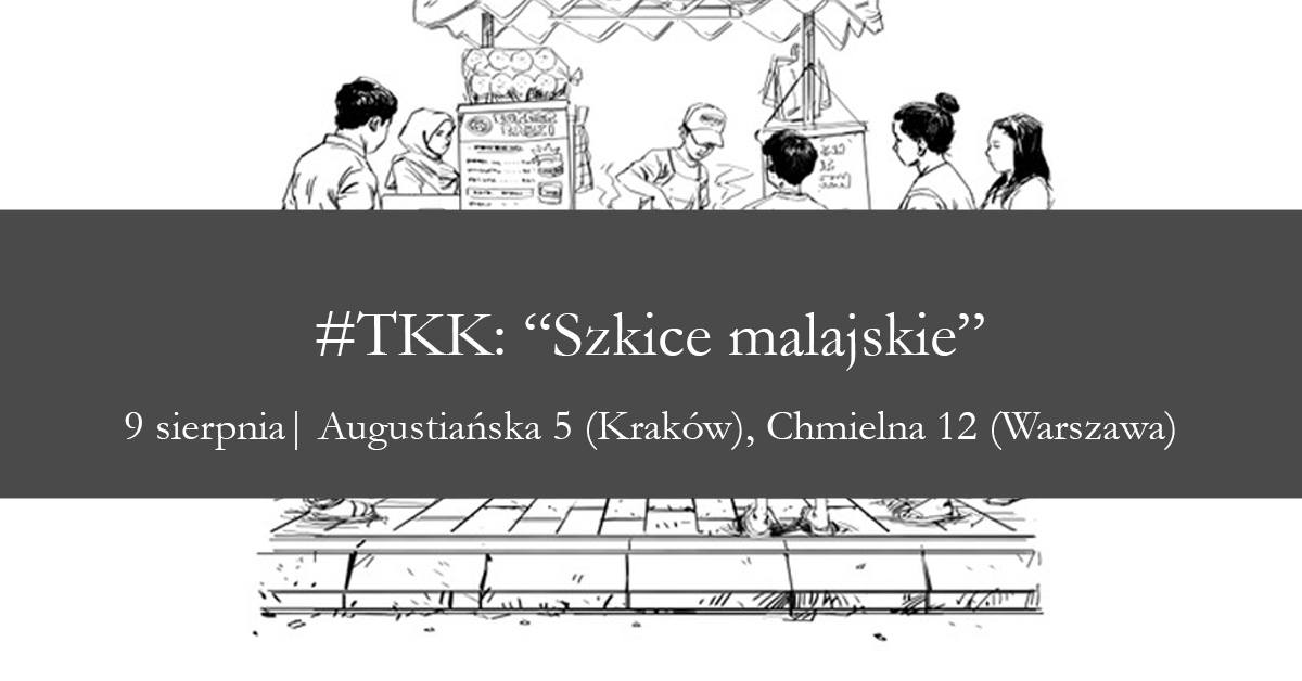 jakie plany na 9 sierpnia? nie ma planów? no to wpadajcie na nasz Tajfunowy Klub Książkowy™️. Będziemy rozmawiać o "Szkicach malajskich" Alfiana Sa'ata (tłum. Aleksandra Szymczyk) w obu księgarniach (Warszawa i Kraków). Start o 18:30 ⏳