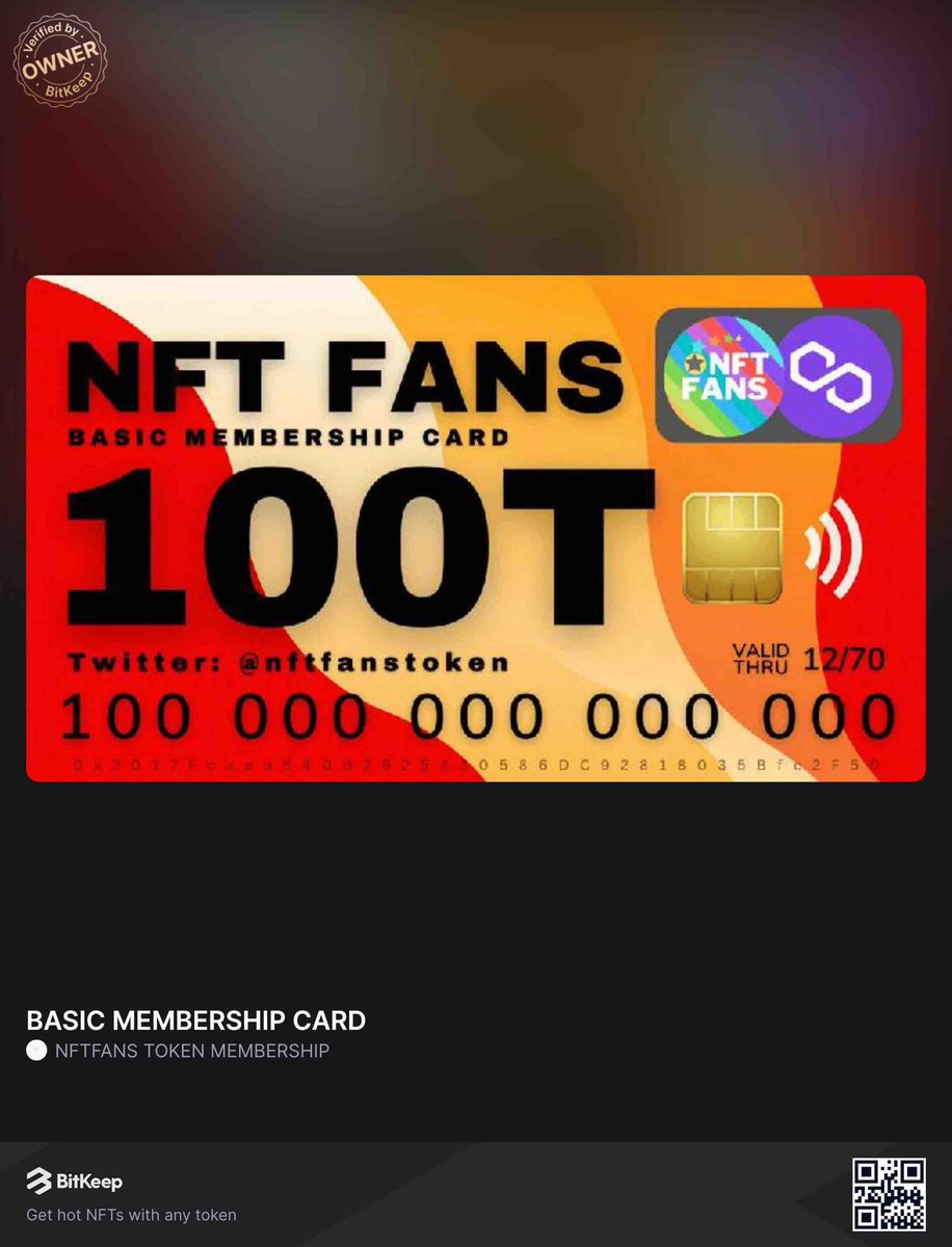 nftfanstoken's tweet image. #retweet #follow

10B $nftfan #airdrop + 1000$ $matic funds for promotion 

Drop your polygon wallets.

Join us @nftfanstoken and receive your membership NFT for Free.