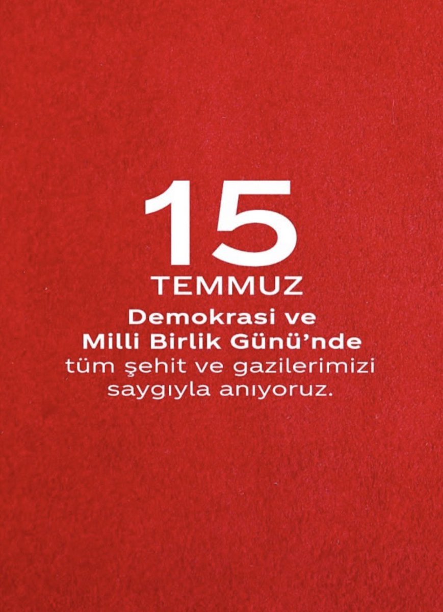 nrsegida's tweet photo. 15 Temmuz Demokrasi ve Millî Birlik Günü’nde tüm şehit ve gazilerimizi saygıyla anıyoruz #15temmuz https://t.co/YB0KaGymL1