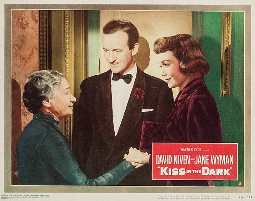 FILM OF THE DAY: Pleasant, amusing 1949 #romcom with 3 #OscarWinners, charming couple #DavidNiven & #JaneWyman & in support as grumpy neighbor #BroderickCrawford in story of classical pianist who gets involved with model who lives in apt building he owns #VictorMoore #1940s 🎹 🎥