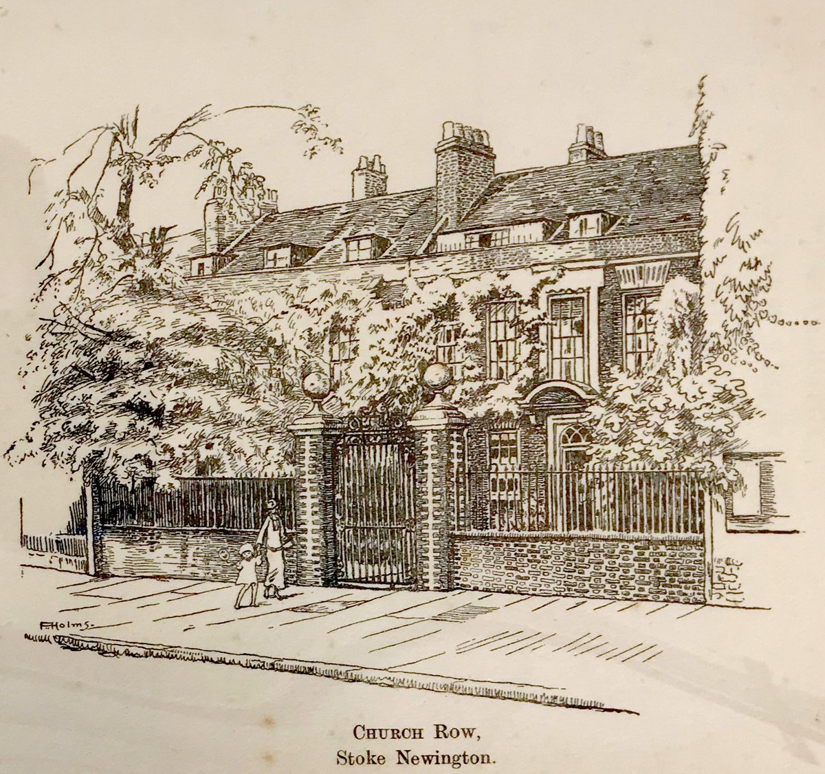 Stoke Newington History on Twitter "Church Row in Stoke Newington