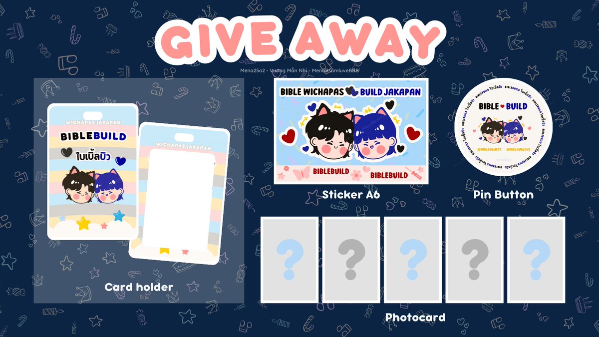 mena25o2's tweet photo. 𝗚𝗶𝘃𝗲 𝗔𝘄𝗮𝘆 for trending 🫧
3 set đặc biệt có Card holder phiên bản giới hạn
Để tham gia, bạn cần follow/like + retweet + reply trả lời hashtag trên 30 ký tự
P/S: Reply càng nhiều càng dễ trúng, chúc bạn may mắn~
FOREVER BIBLEBUILD
#WhyAreYouStillHereBubbles https://t.co/pigKtl74pp