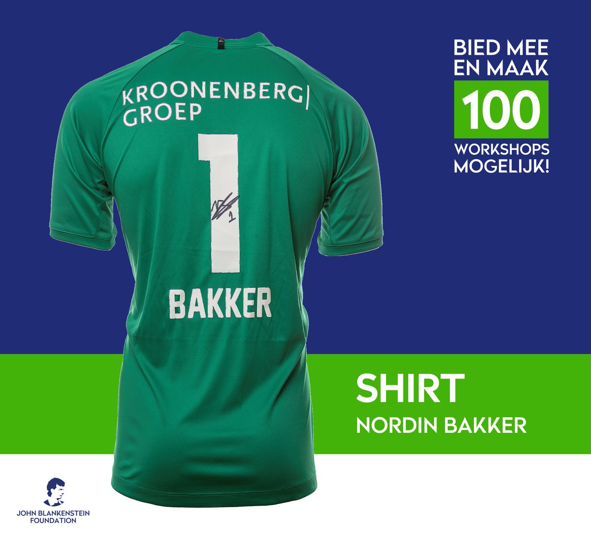 ❗️𝐋𝐀𝐀𝐓𝐒𝐓𝐄 𝐎𝐏𝐑𝐎𝐄𝐏❗️

Over precies 1 dag sluit onze veiling. Bied nog snel mee en maak 𝟏𝟎𝟎 workshops mogelijk! 👉 masterpiecesofsport.nl/events/john-bl…

🧤 Gesigneerd shirt Nordin Bakker

#NordinBakker | <a href="/AlmereCityFC/">Almere City FC</a> | #AlmereCity