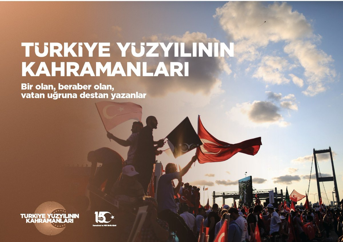 Emperyalistlerin maşası FETÖ'nün 15 Temmuz 2016 tarihindeki Kalkışmasına canları pahasına karşı duran kahraman vatan evlatlarına minnettarız. Şehitlerimize rahmet, gazilerimize hayırlı sağlıklı bir ömür diliyorum.