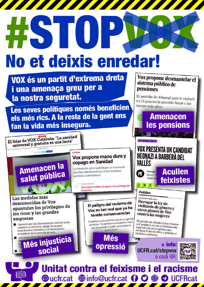 #StopVOX #MaiMes #NoPassaran