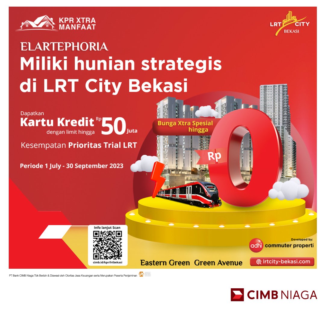 CIMB Niaga on Twitter "Miliki hunian strategis di LRT City Bekasi jadi
