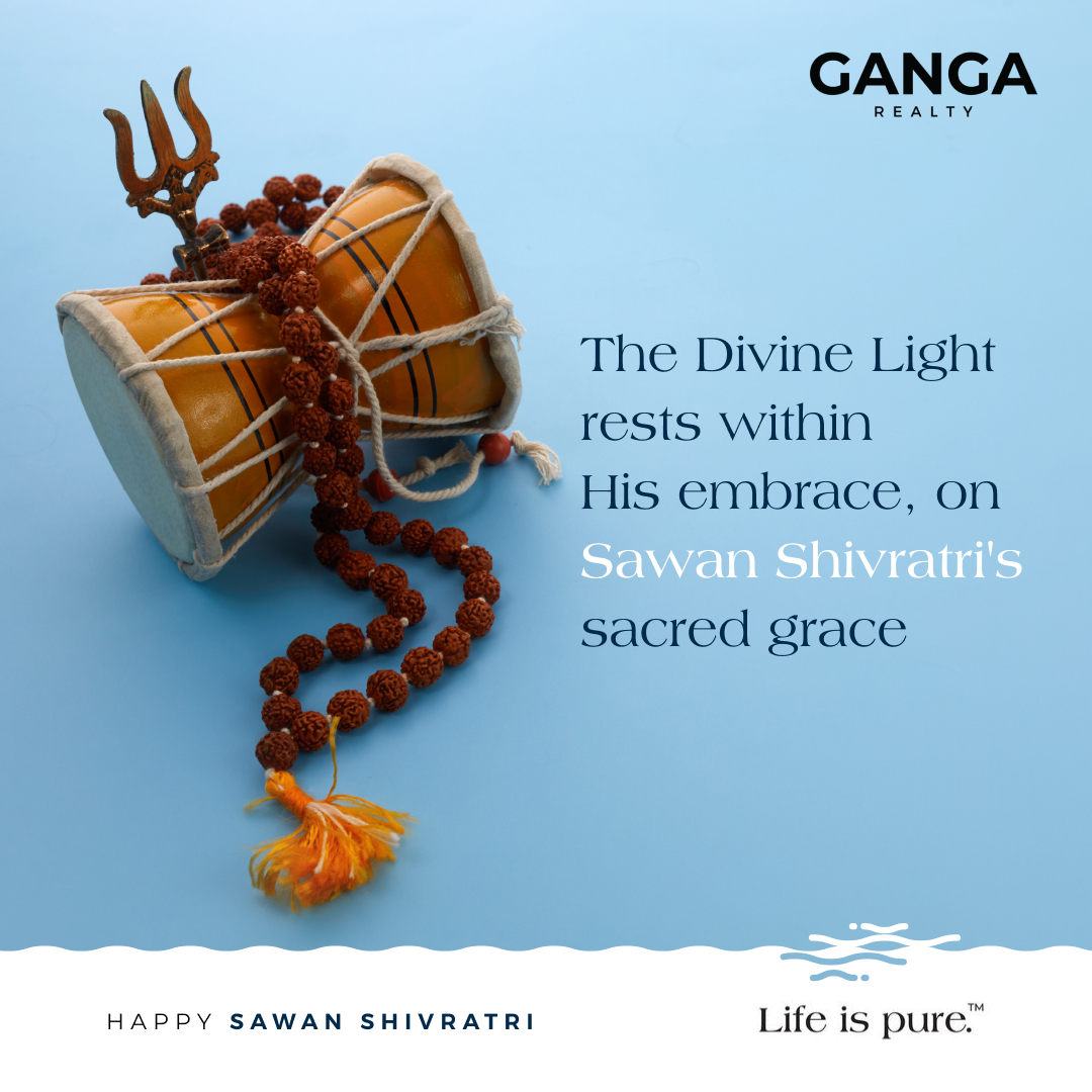 Let us pray sacred mantras in the praise of eternal saviour. Wish you be blessed by Lord Shiva. Happy Sawan!

#sawan #sawanshivratri #ganga #gangarealty #lifeispure