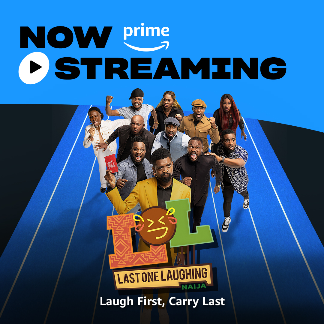 thenollywire's tweet photo. Have you seen "LOL: Last One Laughing Naija?"
The hilarious series hosted by Basketmouth has Nigeria's top-tier comedy acts battling it out to be the Last One Laughing.
Now available on Prime Video. Don't miss out.
#primevideonaija #JapaToPrimeVideo #LastOneLaughingingNaija https://t.co/rOy7rqrWys