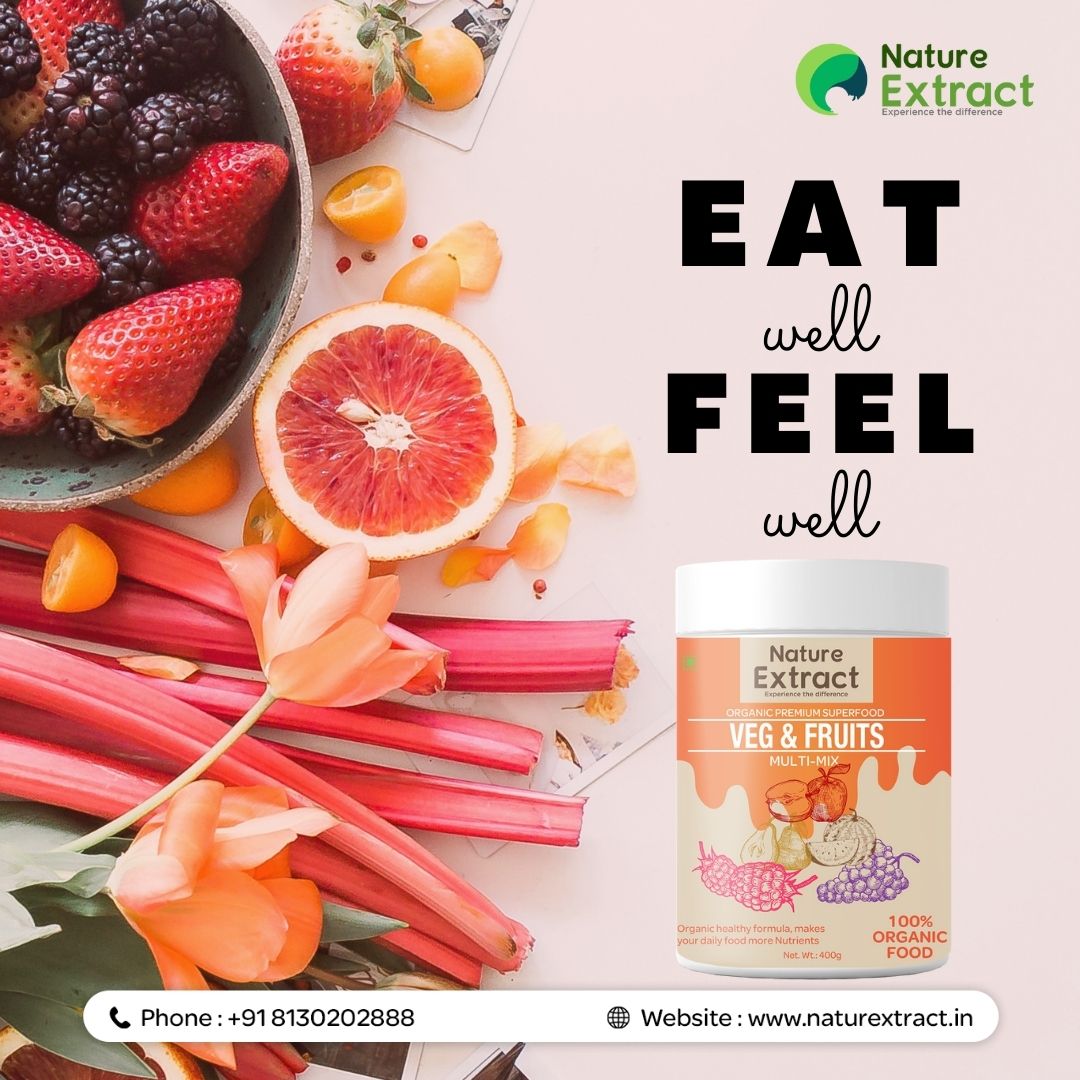 naturextract's tweet photo. 🌿 Nature's Multi-Mix Magic! 🌿
Unlock the extraordinary blend of nature's finest #vegetables and #fruits in every spoonful. 🌽🍓
Elevate your well-being with our unique multi-mix blend, packed with wholesome #goodness for a healthier you! 🌱💫
#NatureMultiMix #EatWellFeelWell https://t.co/yXFlnFGLCy