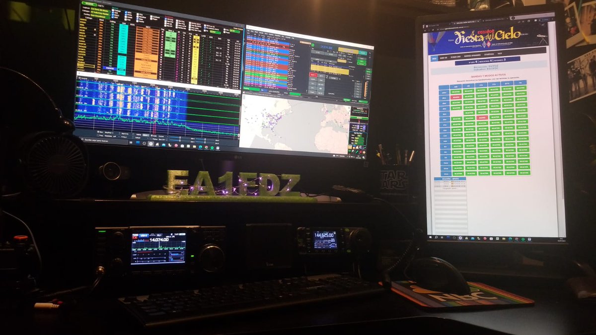 URE_GIJON's tweet photo. #EG23FDC ya operando😁 difundiendo #LaFiestaDelCielo de @gijon en #hf #vhf y #uhf, #fonia, #cw y #digitales Os esperamos #radioaficionados, diferentes #diplomas a tu alcance. La #radioaficion promocionando las #fiestas y #eventos de #Asturias @ure_es @EA1URA #hamradio 📻🎙️🚁🛩️🪂 https://t.co/c2NfIYhh87