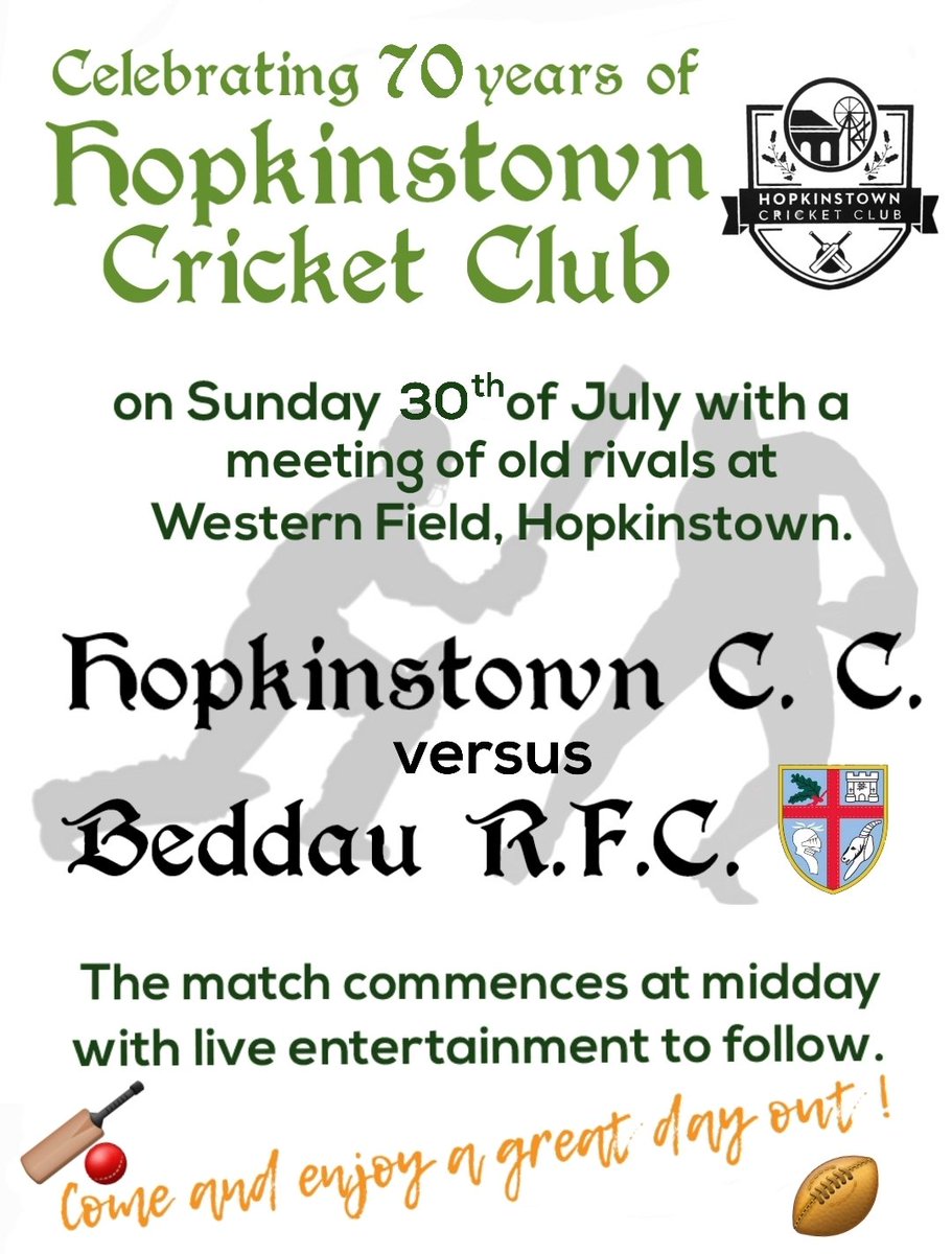 BeddauRFC's tweet image. We highly recommend you add this beauty up at @HopkinstownCC to your diaries.

 #Howzat 🏏