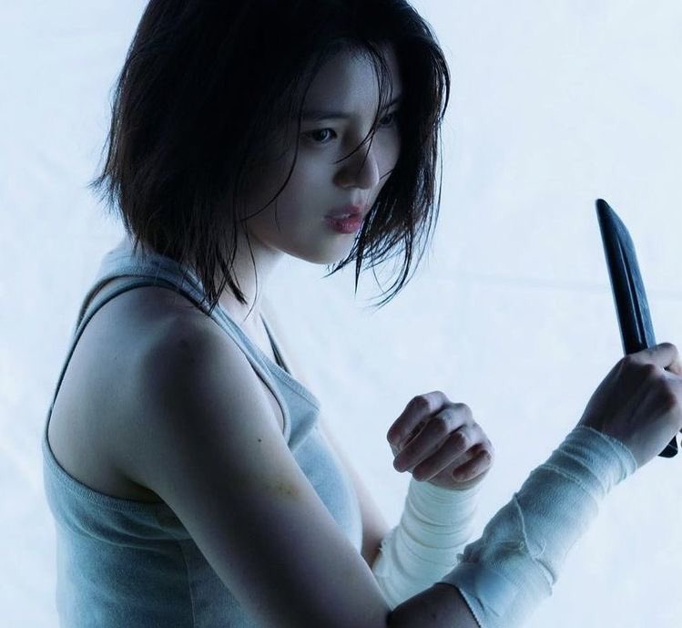 kdramaluvrr's tweet photo. han sohee as yoon jiwoo in my name (2021). a cultural reset. https://t.co/5NKbM1KbwW