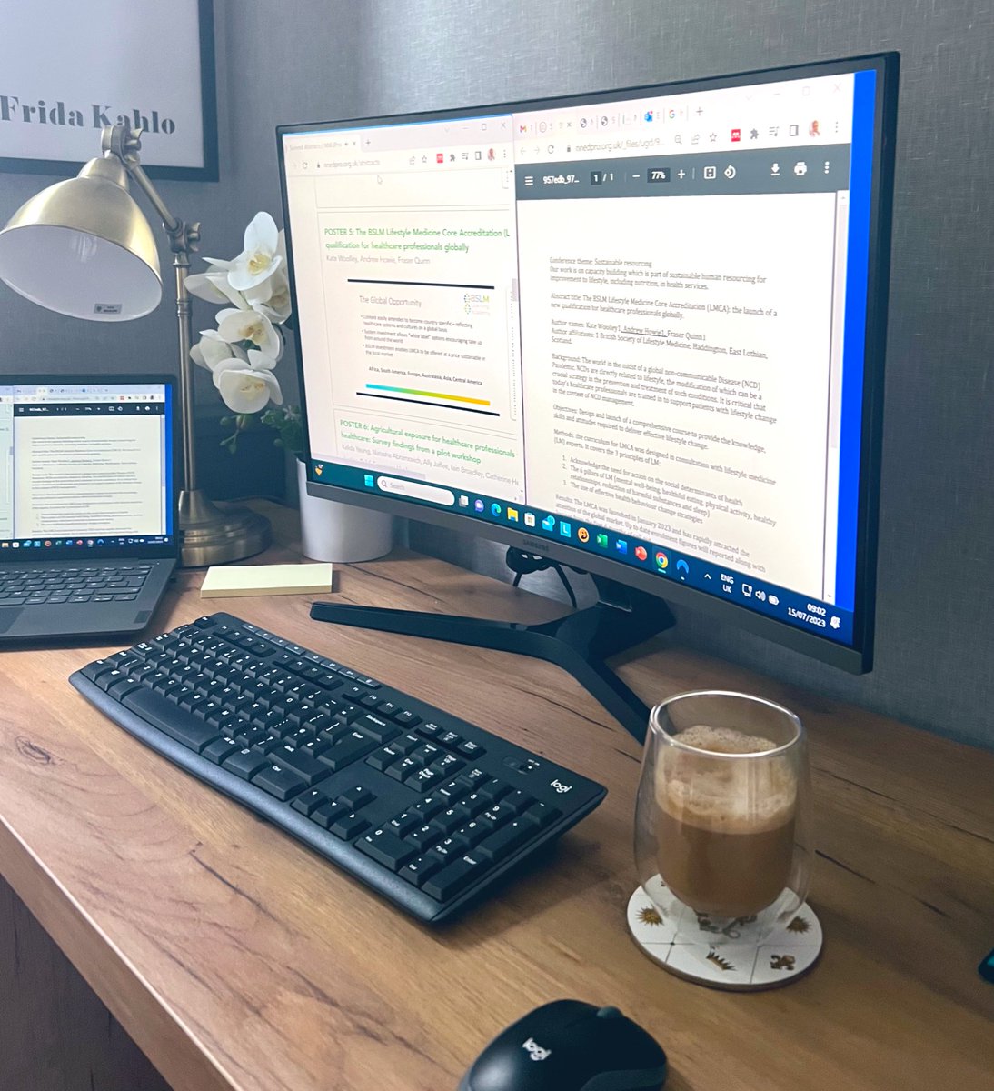 DrTimothyEden's tweet photo. Excited to be attending the @nnedpro International Summit (online) on Nutrition & Health.
Getting in my morning caffeine whilst looking through all the great poster abstracts including topics #lowcarb #lifestylemedicine #NutEd #obesity #CVD and many more! #alwayslearning https://t.co/XFc0UMbc5J