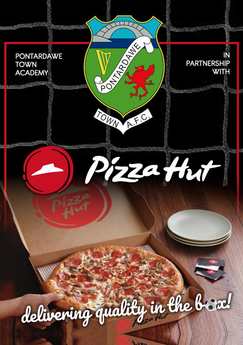 pontyacademyfc's tweet image. What a Super Saturday!! We are delighted to announce a brand new partnership with @pizzahut @PizzaHutWales. They will be at the forefront of our season and are keen to support us in every way they can! We hugely appreciate your support. Diolch yn fawr! #UppaPonty #PontyWay