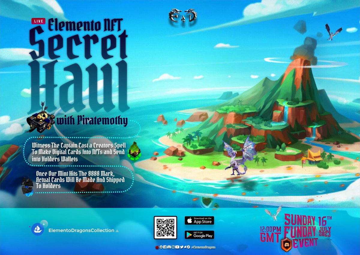 PirateMothy's tweet photo. Are you coming to the secret haul, more cards designed and more zed run 🐎 discussion #elementodragons #dragons #nft #nfts #zedrun #cards #design #onetouch https://t.co/WCdCO0wmdE