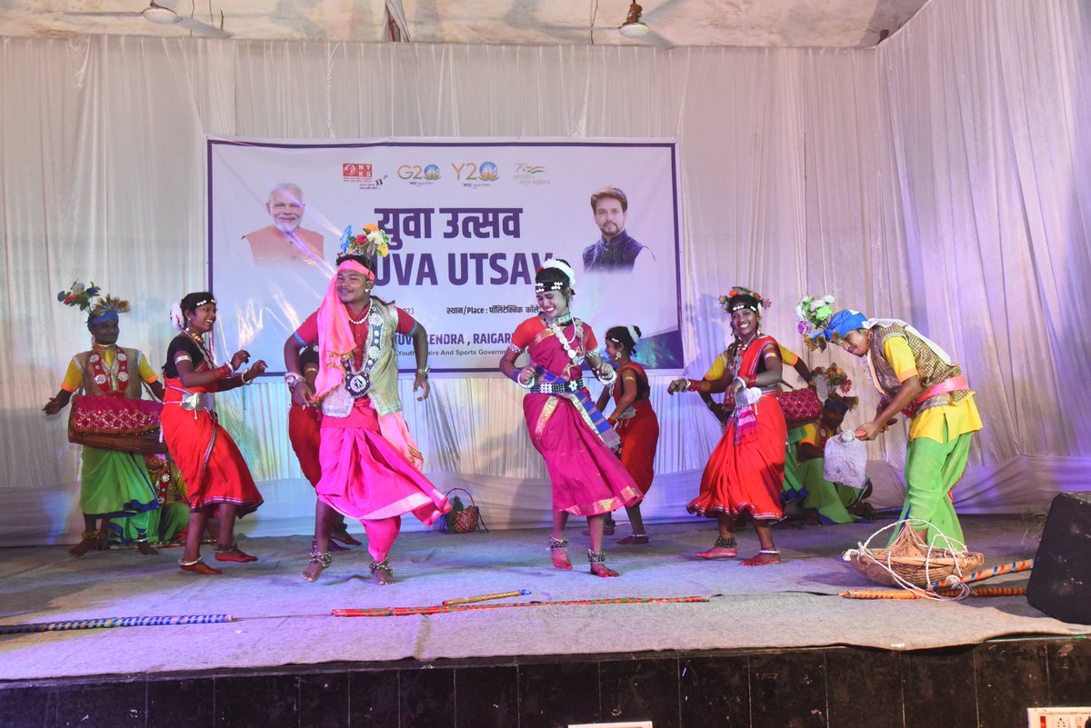 MYBRaigarh's tweet photo. "Gratitude overflowing! 🙏 A heartfelt thank you to our incredible partners, participants, and everyone who made our mega event #YuvaUtsav2023  resounding success. Your support, enthusiasm, and dedication brought magic to every moment. https://t.co/Wp962V05IE