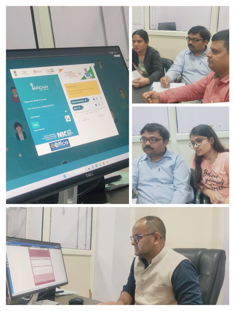 REAPPauri's tweet photo. A training programme on #e_office was conducted for the #DPMU_officials of the #REAP_Pauri in the #DPMU_REAP office on Friday. E-office enhances #transparancy, increases #accountability, assures #data_security & #data_integrity.
@REAPUttarakhand
@nitikakh22
@cdo_pauri
@MoRD_GoI https://t.co/4Kt42G4VHi