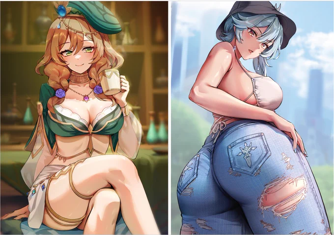 C102 [Date in Teyvat] Melon → is now available! My first artbook [Date in Teyvat] features characters from Mondstat and Liyue.  Next book will feature characters from Inazuma and Sumeru.  Thank you so much everyone! 
