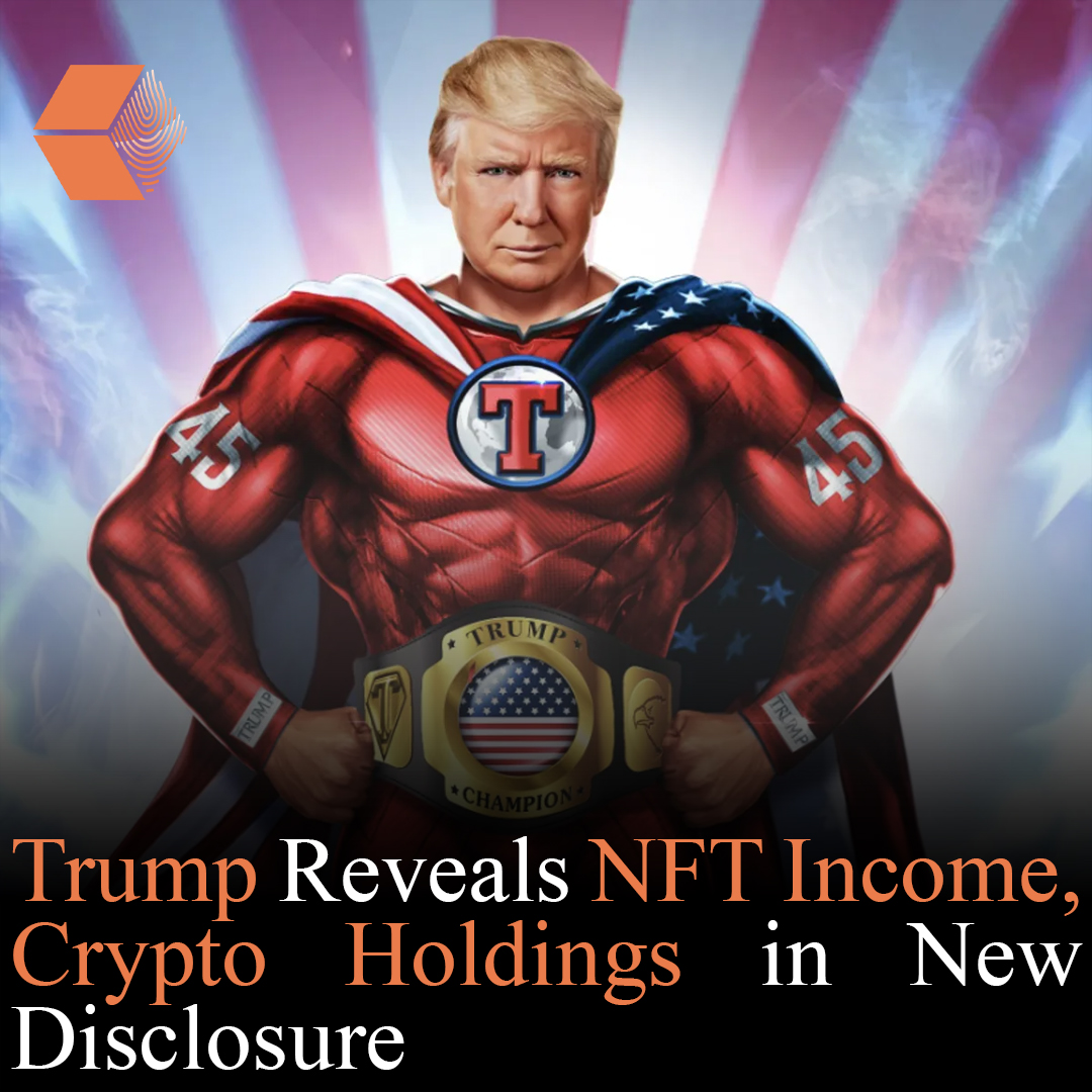 unlockbc's tweet photo. Former #President #DonaldTrump has disclosed his income from #nonfungibletokens (#NFTs) and #cryptocurrency holdings, totaling over $1 B.
#Trump provided detailed information on his earnings from #NFTs, speaking fees, and the sale of his #hotel, highlighting his #financialstate. https://t.co/OEerkLV8CG