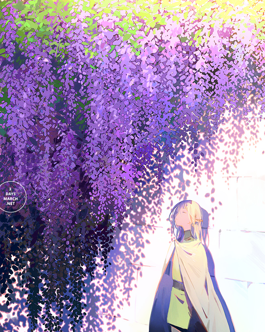 「wisteria」 illustration images(Popular)｜6pages