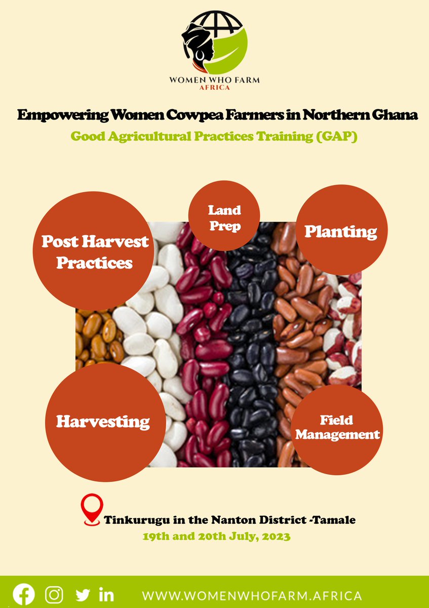 Guess what!!! It is that time of the year again. WWFA comes your way with another exciting masterclass in cowpea(Gob3) production. Stay tuned to our page for more information. @Sussana_Phiri @PatNanteza #wefarm #Wefeed Keep calm!African women will feed the world.