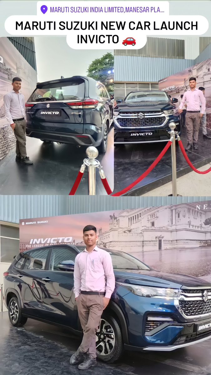 mrPushpendra01's tweet photo. Maruti Suzuki new Model Launch INVICTO π...
#Invicto #newmodle #marutisuzuki #MissSupranational2023 #2023newmodlecar https://t.co/sFJbbKcVSc