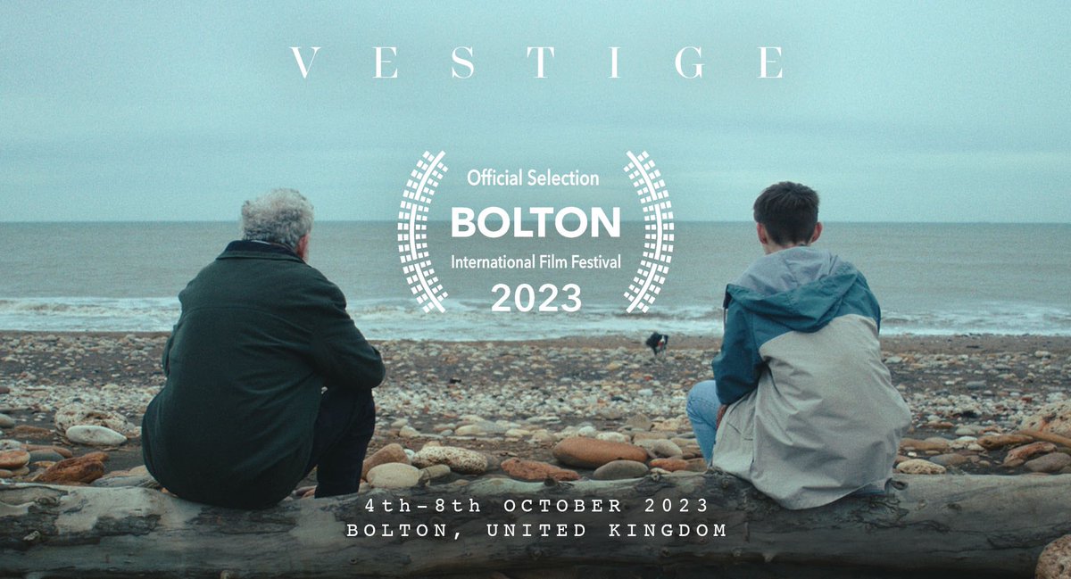 Pleased to announce our first festival acceptance for ‘Vestige’ at BIFA &amp; Bafta qualifying <a href="/BoltonFilmFest/">Bolton Film Festival</a> in October 🙏

Thanks to our amazing cast, crew and everyone for the support. See you there!

#bfinetwork #scifi #indiefilm #shortfilm #boltonfilmfestival #supportindiefilm