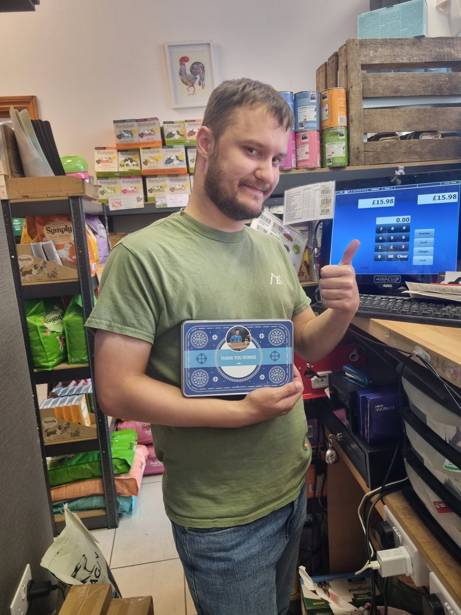 Ronnie's last day volunteering at the shop. He has been a credit to himself and @TeamDomenica,  working hard, learning lots, and eating biscuits. 😊

#learningdisabilities #celebrate #disabilitypridemonth #Brightonshops #brighton