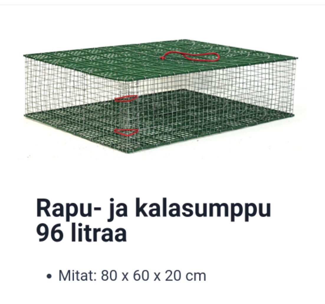 MikkoVuorio's tweet photo. Ostetaan kuvan mukainen #WEKE rapusumppu 🦞 Anyone? #sumppu #rapu #ravustus #kalastus https://t.co/181Zf5GzeY