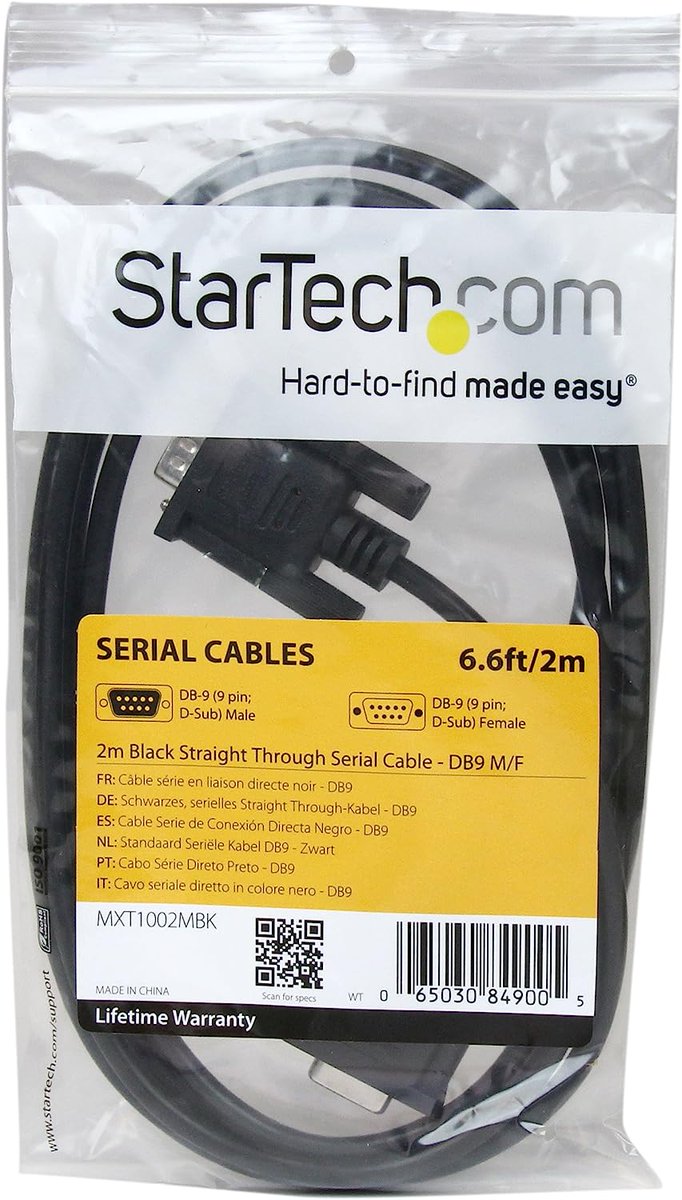 kanadianbest's tweet image. C$13.74 - #FreeShipping | One Day Sale�Hurry!  StarTech.com DB9 RS232 Serial Extension Male #StarTechcom       ?? canadianbestseller.com/?p=1170800       #sharious  #canadianbestseller  #canada #usa #product #Black  #Cable  #Extension  #Female  #Male  #MXT1002MBK .