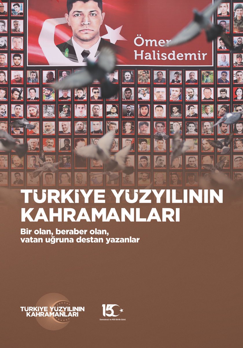 paedutr's tweet photo. #15Temmuz hain darbe girişiminde vatanımızı, bayrağımızı, demokrasimizi korumak için gözünü kırpmadan canlarını feda eden kahraman şehitlerimizi rahmetle anıyor, gazilerimize minnet ve şükranlarımızı sunuyoruz.
Unutmadık, unutmayacağız! 🇹🇷

#TürkiyeYüzyılınınKahramanları https://t.co/dpND0HAnmQ