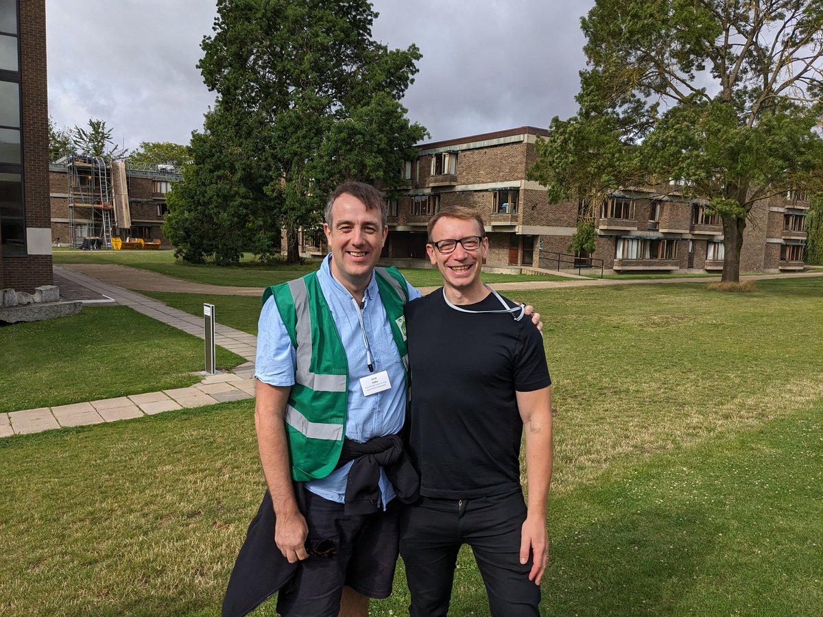 PhysicsKeith's tweet image. Lovely to see @legophysicsguy again. A thoroughly decent chap indeed