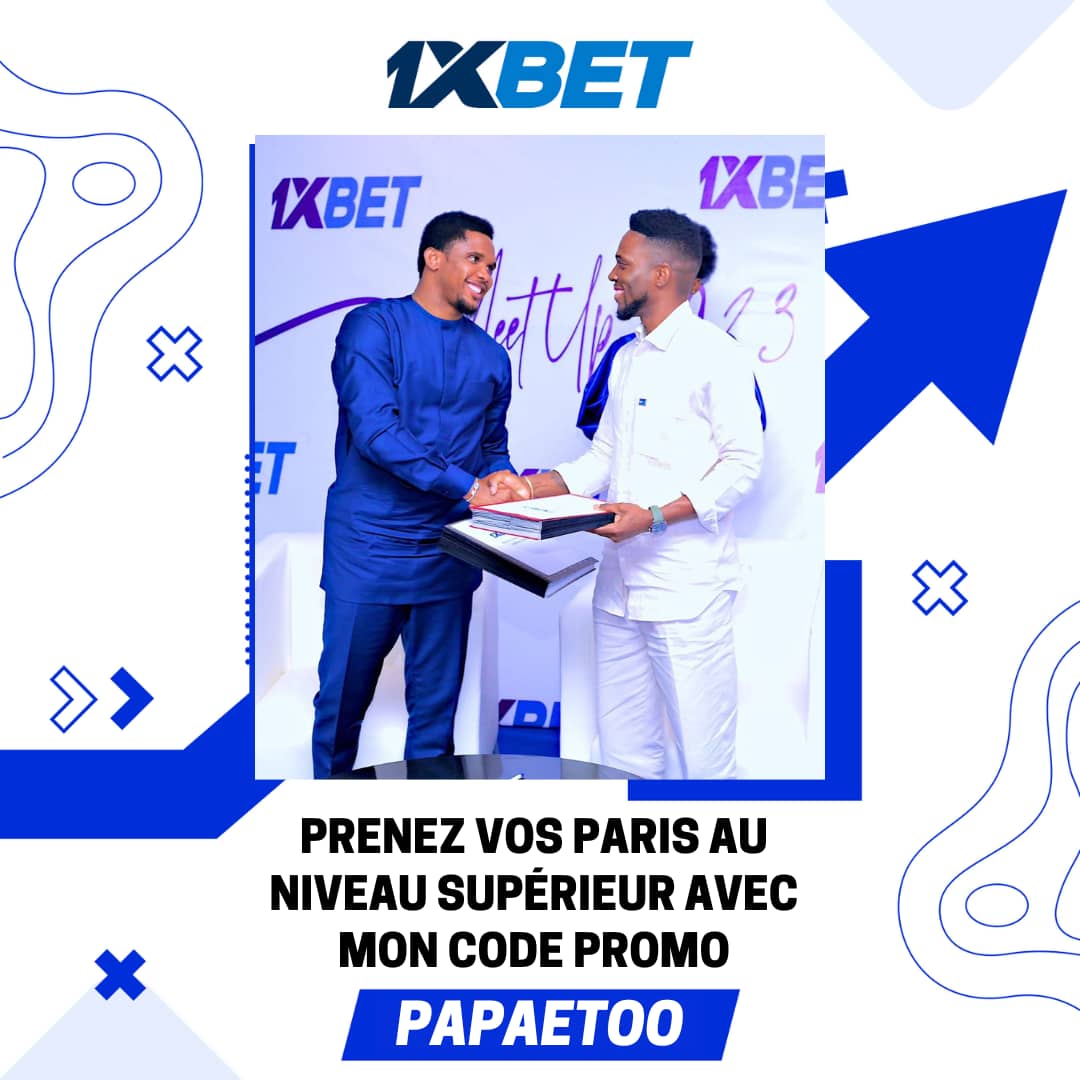 Découvrez des paris passionnants, une interface conviviale et bénéficiez d'avantages exclusifs pendant que notre aventure continue 🏆🔥 Utilisez le code promo PAPAETOO pour bénéficier d'un incroyable bonus sur votre premier dépôt: tinyurl.com/y8uz6vjc @1xBet_Eng