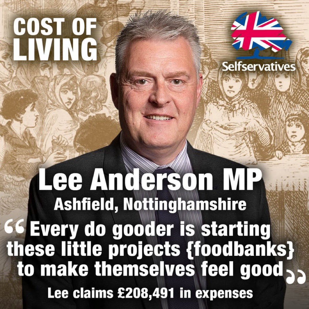 GRIMM NEWS EXCLUSIVE 
<a href="/RealStephenKerr/">Stephen Kerr MSP</a> has backed <a href="/LeeAndersonMP_/">Lee Anderson MP</a> in calling for the taxation of foodbanks with recipients having 50% of the value deducted from their benefits/salary. He stated "we can't be giving out free food while claimants spend your money on fags and booze."