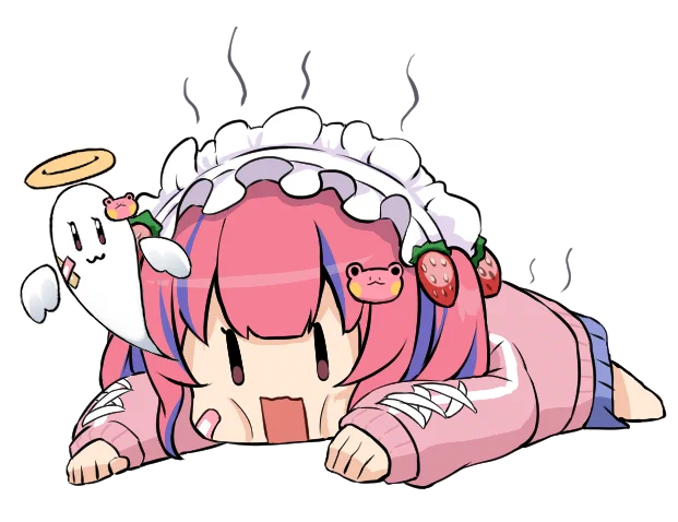 暑さで干からびるケロ  #YDKの肖像画