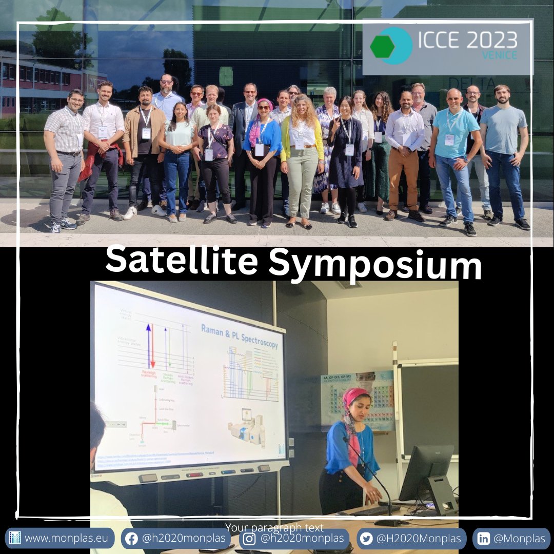 H2020Monplas's tweet photo. ESR 1 Aisha Bibi, organised a satellite symposium called ‘Latest developments in analytical technologies and their applications for micro and nano plastic characterisation’ within the International Conference on Chemistry and the Environment!

 #monplas
#satellitesymposium https://t.co/OEUBjEEhdS
