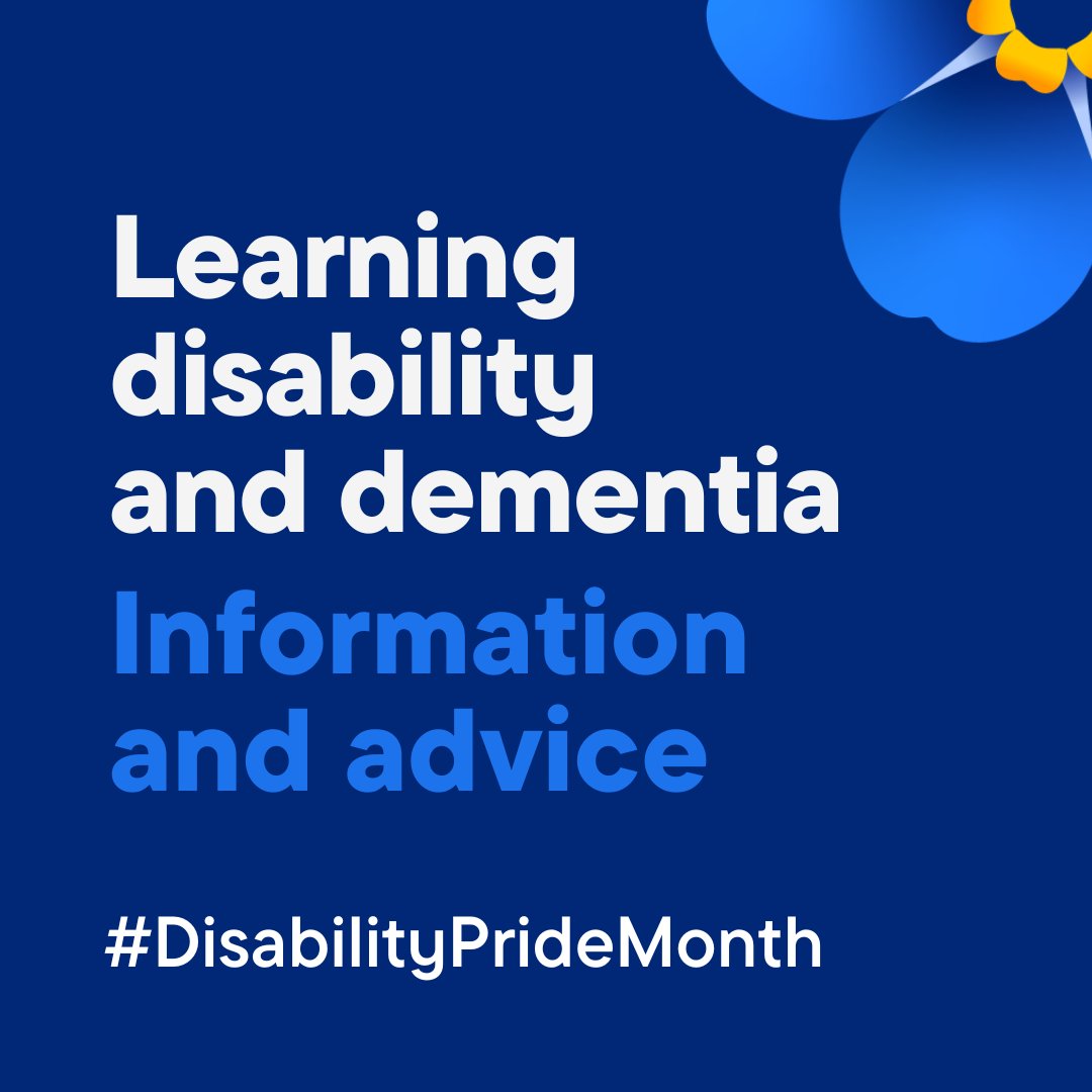 A person with a learning disability is more likely to develop dementia and to be affected at a younger age.

This #DisabilityPrideMonth, we look at the link between learning disability and dementia, signs to look for, and how to support someone you love: bit.ly/3NOCzI4.
