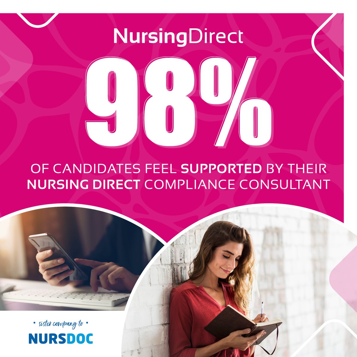NursingDirectUK's tweet photo. Your feedback is important to us! 👁‍🗨

#NursingDirect #CandidateExperience #Compliance #Feedback https://t.co/wc6MBRipCm