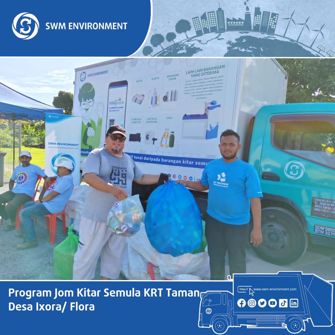 swmenvironment's tweet photo. #NegeriSembilan | SWM Environment menyokong usaha pihak KRT Taman Desa Ixora dalam mewujudkan komuniti celik kitar semula dengan memulakan aktiviti pengurusan dan pengasingan sisa pepejal
#SWMEnvironment
#TamanDesaIxora
#KITARecycle
#jomKITARecycle https://t.co/q0WtcpZnh2