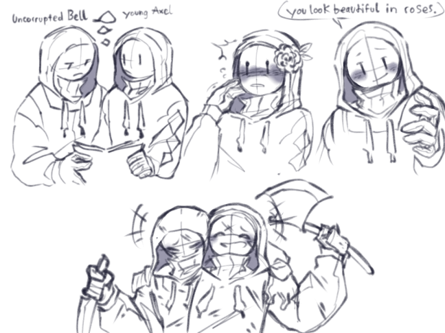 LittleyVietnam's tweet photo. Opposite Day!Bell, his name is Chime
Revealing Axel and Bell backstory. They used to be close friends but the Fun War separated them.
#Backrooms #TheBackrooms #Partypoopers #Partygoers #Entity67 #Entity68 #TheFunWar #FunWar https://t.co/vq0t5tU0Q9