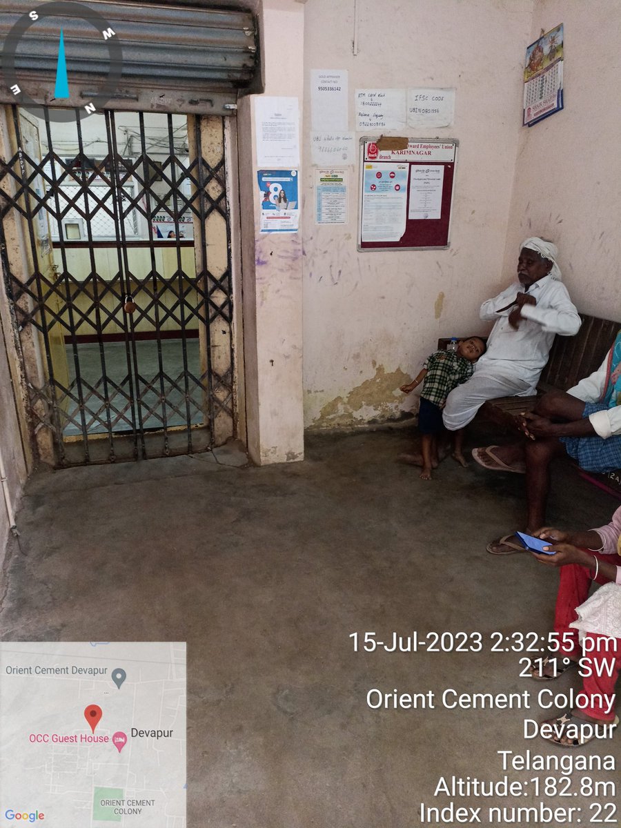 sureshsindam1's tweet photo. @UnionBankTweets union bank working hours situation..  Devapur Branch, State:Telangana https://t.co/3ORPkGpT0M