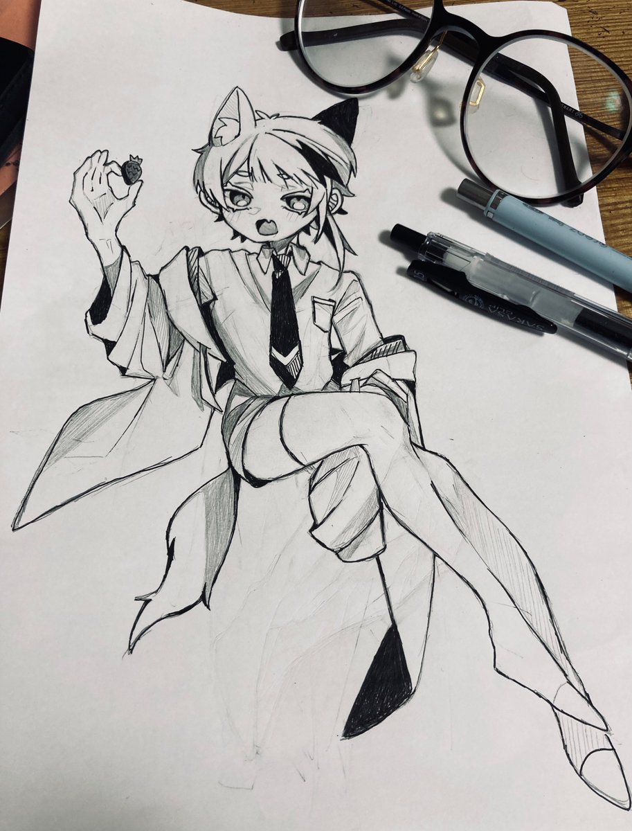 Sameme_0130's tweet photo. #りいぬぎゃらりー 
#イラスト

お友達りくえすと https://t.co/HhSH1GRd4g