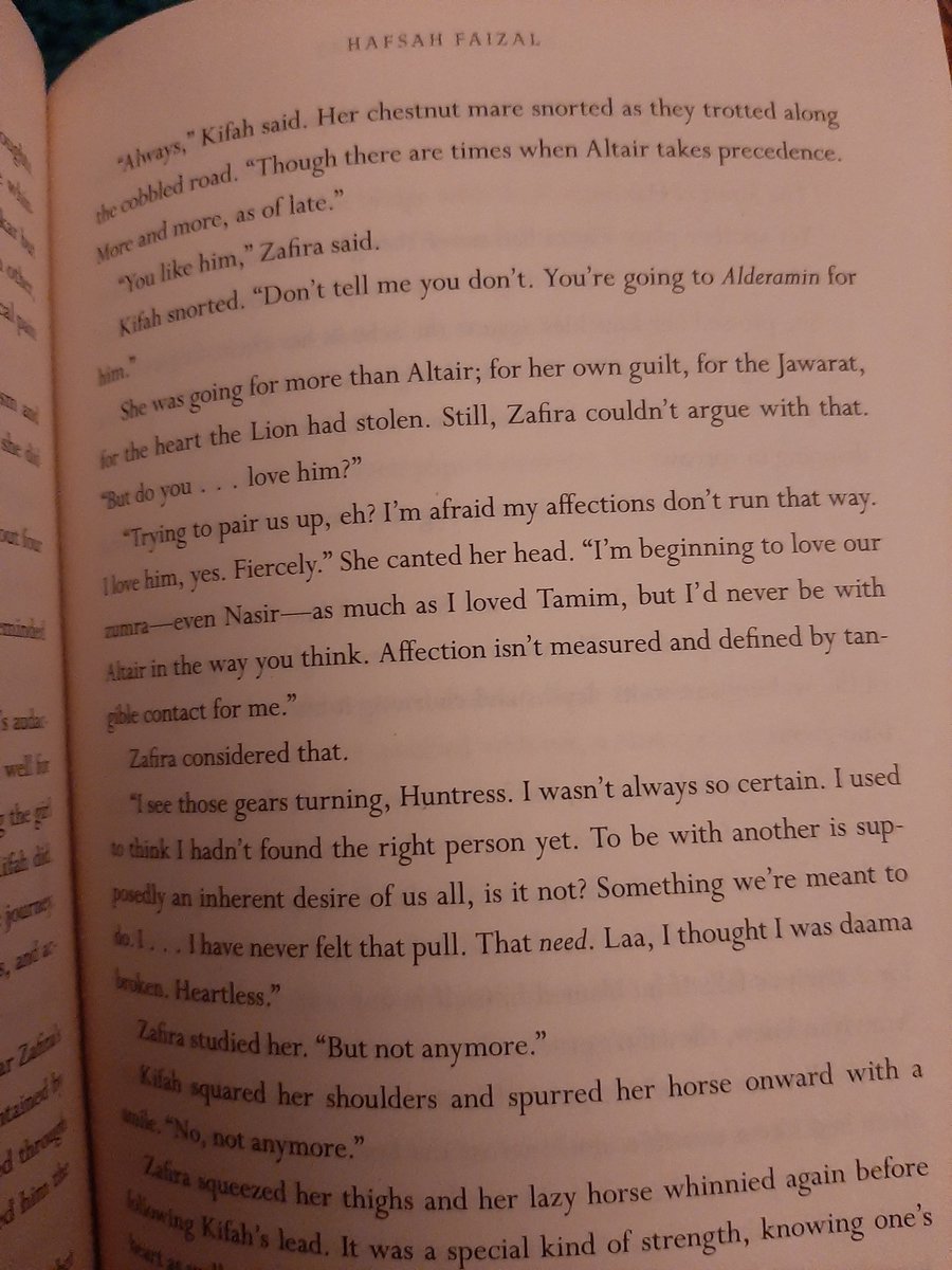 escapeintoyabks's tweet photo. Look at this great scene of asexually representation by @hafsahfaizal #lgbtiqbooks #pridebook #asexual https://t.co/khJdq5hUMM