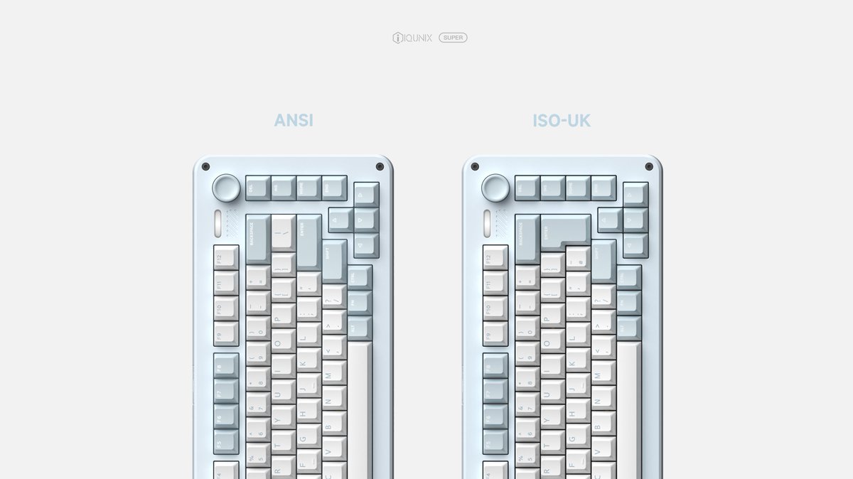 iQunix's tweet photo. [IQUNIX SUPER ZONEX 75]
🚩Group Buy is NOW available till 15 AUG.

🎁Order in the first 3 days can get a gift!

🏖️Let’s hit summer with the fresh vibe of ZONEX 75: https://t.co/yh2u7D6jeE

#mechanicalkeyboard #customkeyboard #keycaps #mechkeyboard #customkeeb #自作キーボード https://t.co/IWaij9RD2P