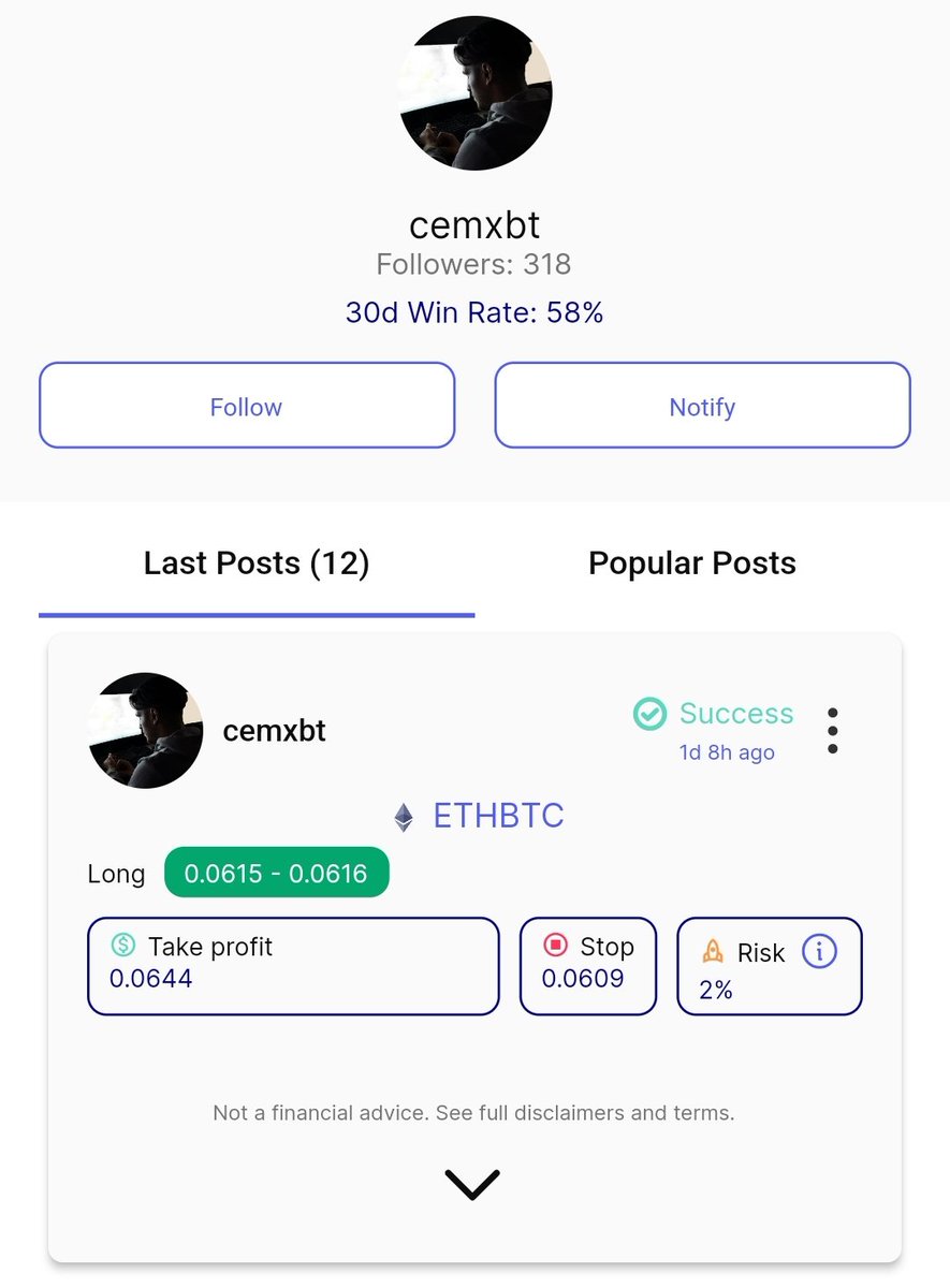 cemxbt's tweet photo. 🎁bottomUP ÇEKİLİŞİ🎁

bottomUP'da bir başarılı işlem daha!

"cemxbt" referans koduyla 1 hafta ücretsiz deneyebilir, sonrasında %30 indirimle üye olarak 25 kişilik trader ekibimiz kazanmaya başlayabilirsiniz.

🎁Ayrıca bu tweete fav&amp;RT yapan 4 kişiye 1 aylık üyelik hediye! https://t.co/S8WpwUvI1N